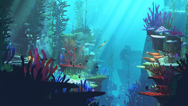 Визуальный стиль игры Planet of Lana II.