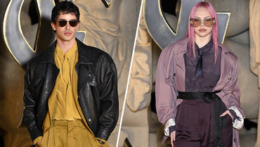 Мужчина и девушка в модных образах