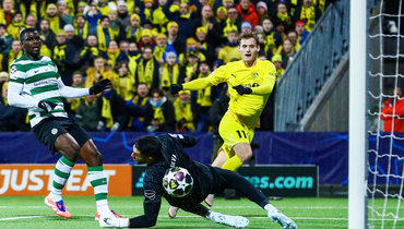 «Буде-Глимт» продолжает удивлять: уже одной ногой в 1/4 финала ЛЧ. «Спортинг» разгромлен, у Хайкина — сухарь