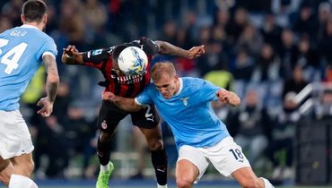 «Лацио» выиграл у «Милана», единственный гол забил Исаксен