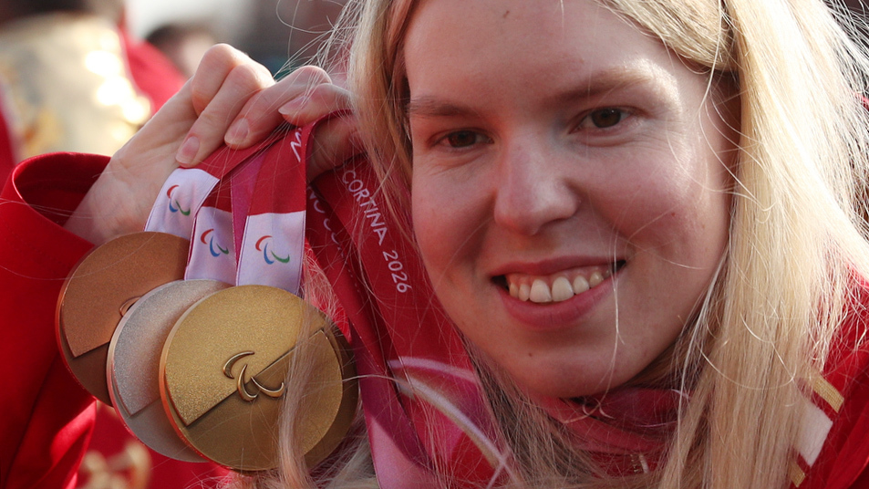 Гордость России: паралимпийцы на Красной площади