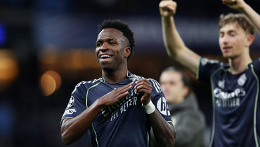 Винисиус Жуниор стал лучшим игроком ответного матча с «Манчестер Сити»