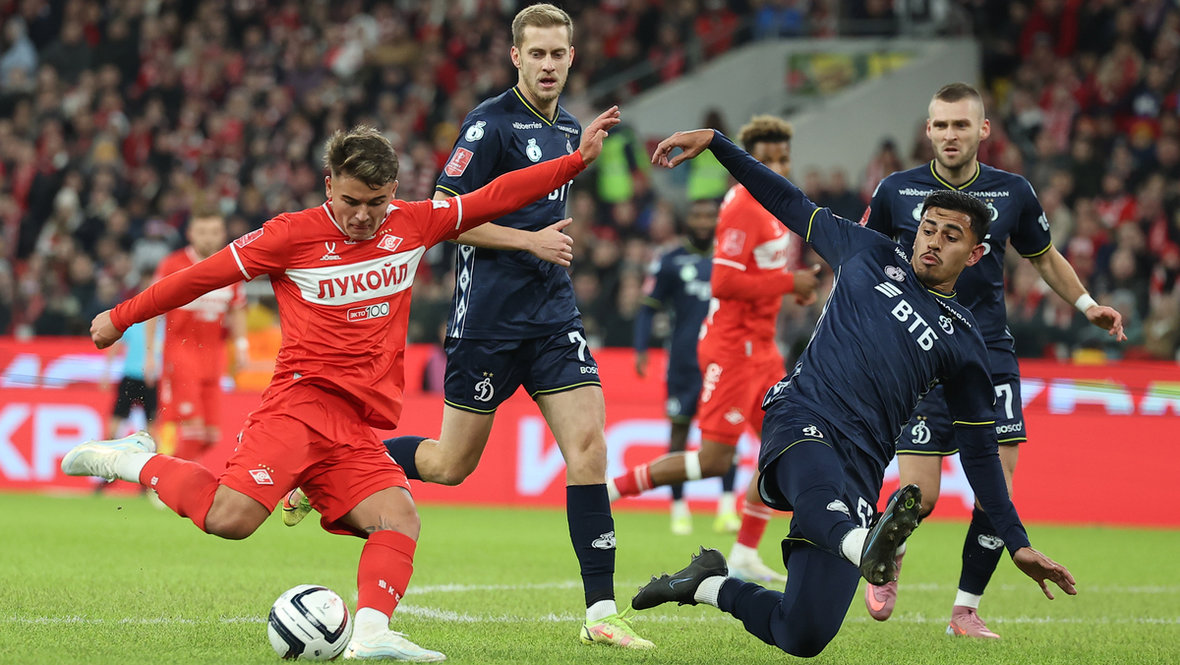 Спартак — Динамо: результат и обзор матча 1/2 финала Пути РПЛ Кубка России — видео гола 18 марта 2026