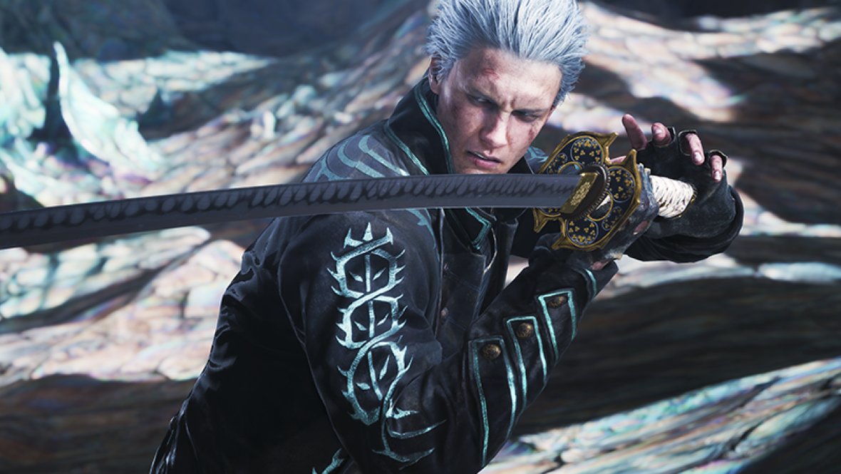 Вергилий из Devil May Cry 5.