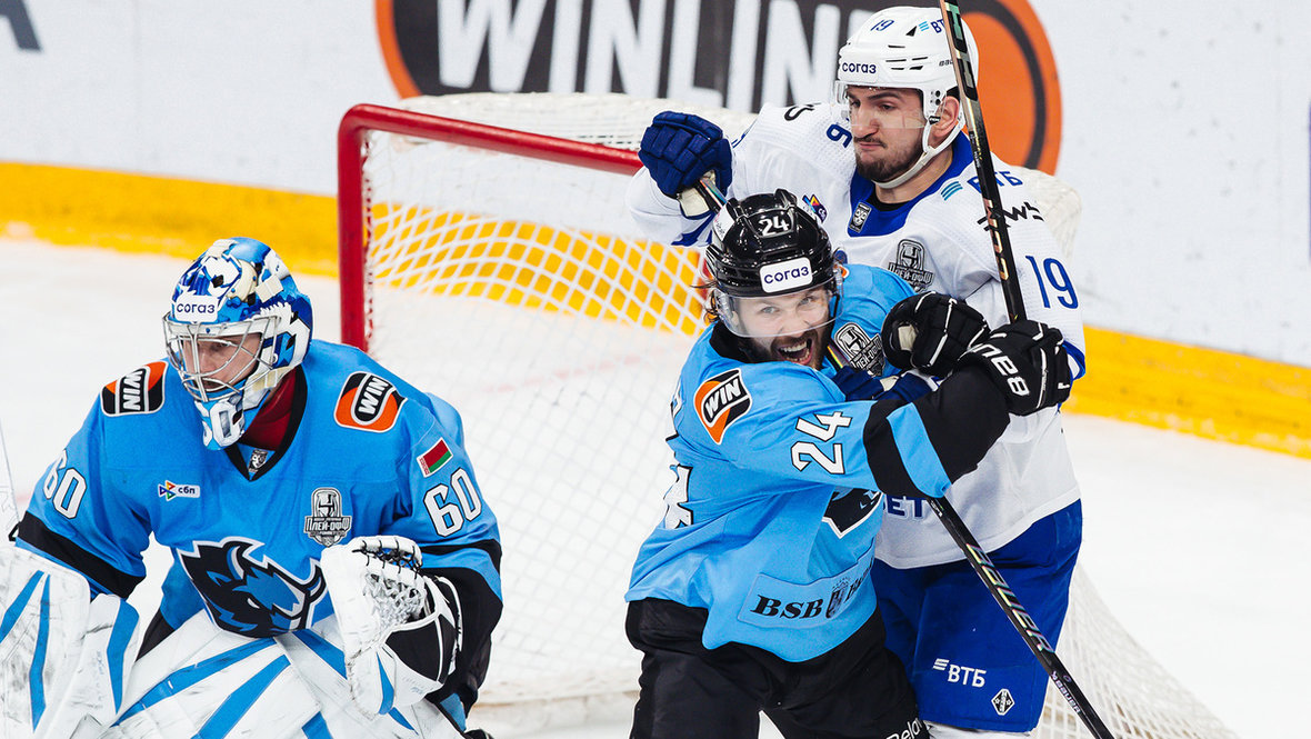 Динамо Мн — Динамо М, Авангард — Нефтехимик, Локомотив — Спартак: обзор матчей плей-офф КХЛ 24 марта 2026