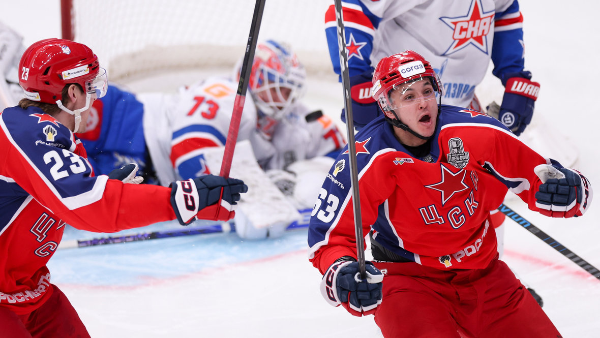 500 побед Никитина и много голов: ЦСКА во второй раз обыграл СКА