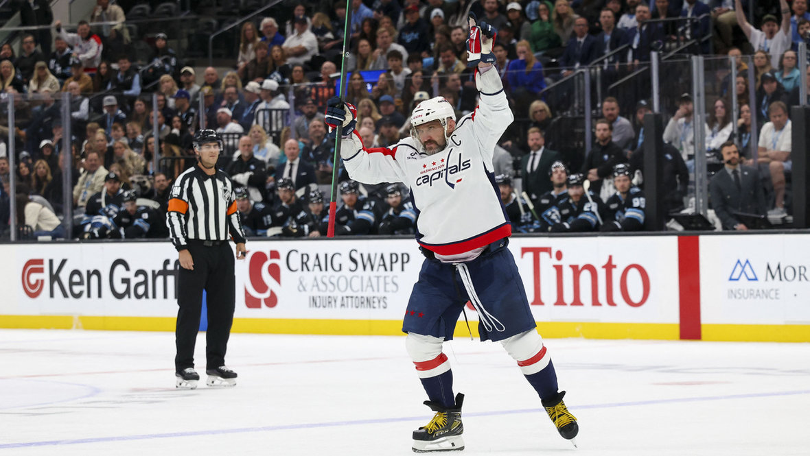 Александр Овечкин сделал хет-трик в матче с Ютой 27 марта 2026: статистика и рекорды форварда Вашингтона