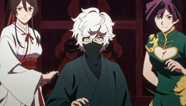 Кадр из аниме «Адский рай», реж. Каори Макита, MAPPA