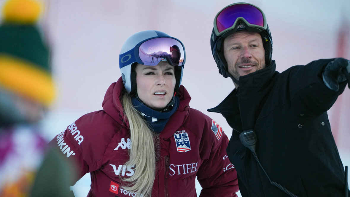 Линдси Вонн и Аксель Свиндаль.
