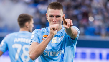 Александр Соболев забил 5 голов в 7 матчах за «Зенит» после зимней паузы в сезоне-2025/26