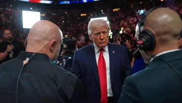 Трамп посетил турнир UFC в Майами