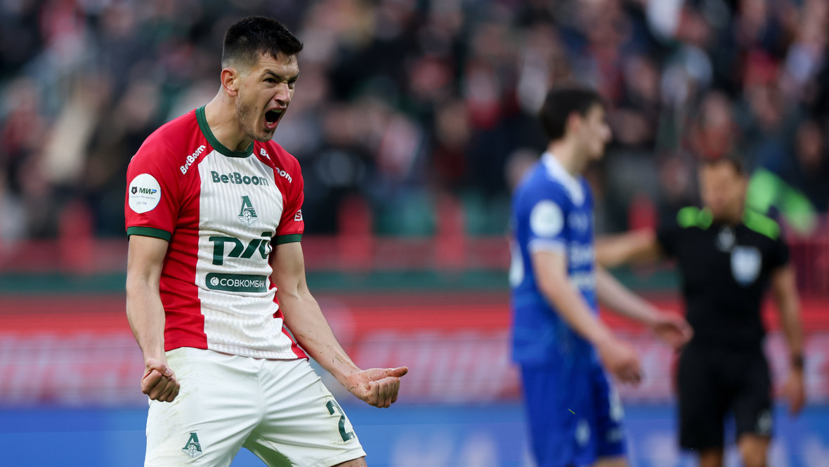 Локомотив — Динамо Махачкала: обзор и результат матча 24-го тура РПЛ 12 апреля 2026 — видео голов