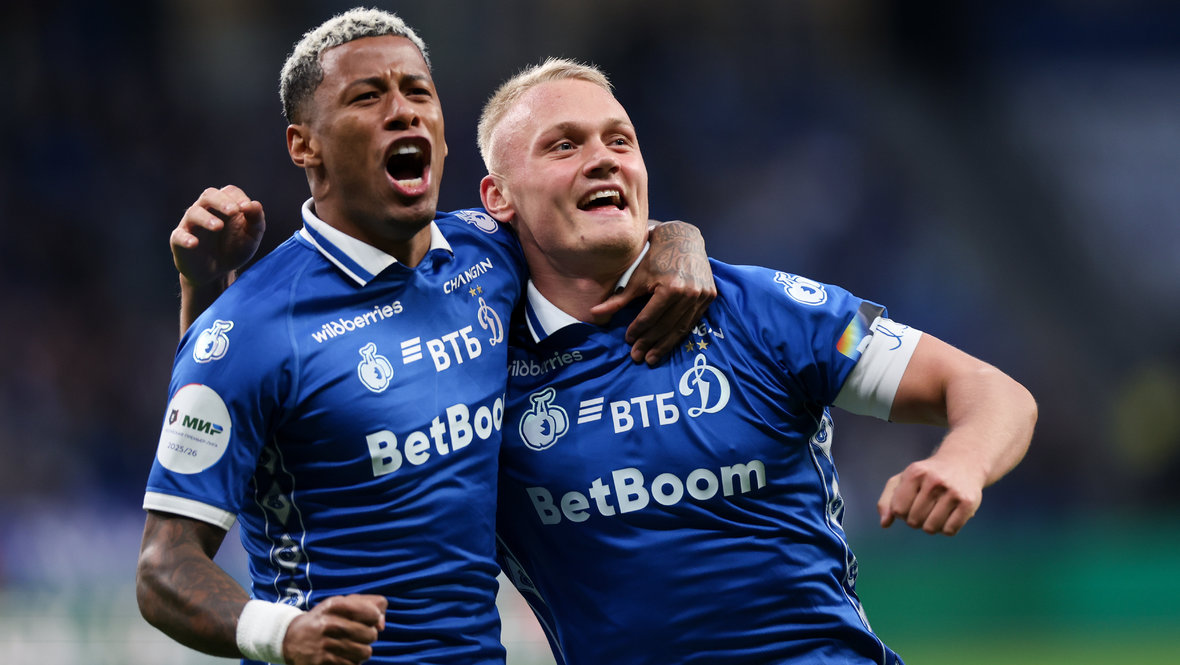 Акрон — Динамо: обзор и результат матча 24-го тура РПЛ 13 апреля 2026 — видео голов
