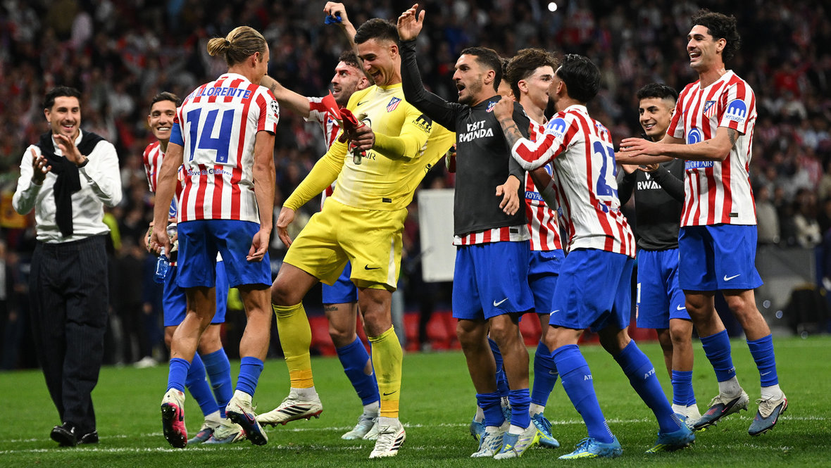 Атлетико уступил Барселоне в ответном матче 1/4 финала Лиги чемпионов, но вышел в полуфинал: репортаж Игоря Рабинера из Мадрида