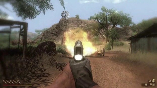 Визуальный эффект взрыва в Far Cry 2.