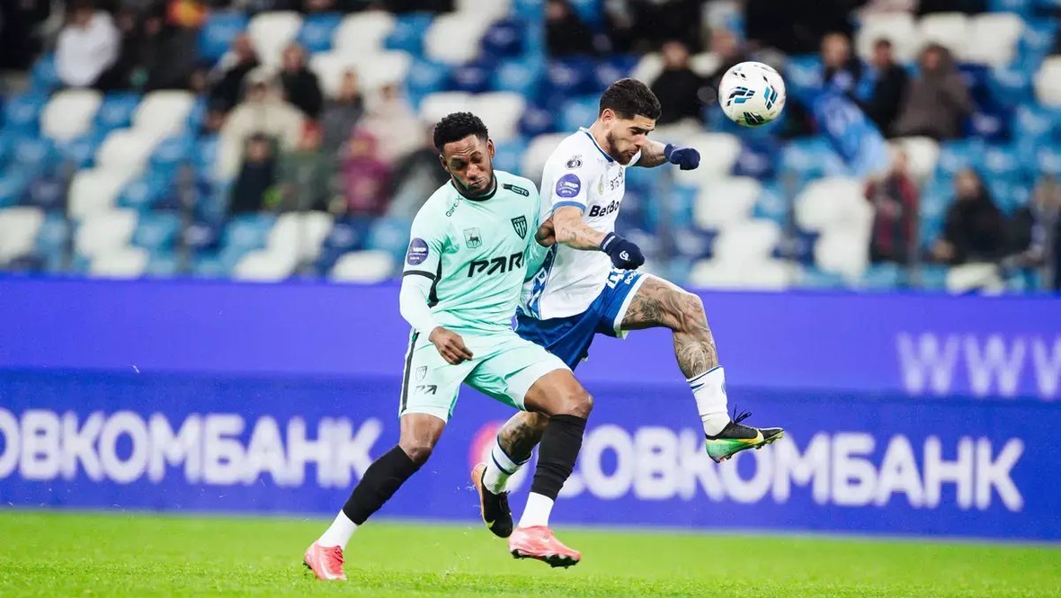 Пари НН — Динамо: обзор и результат матча 25-го тура РПЛ 18 апреля 2026 — видео голов