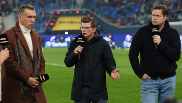 «Следи за языком». Талалаев и Радимов поссорились в прямом эфире — во время матча «Краснодара» и «Балтики»