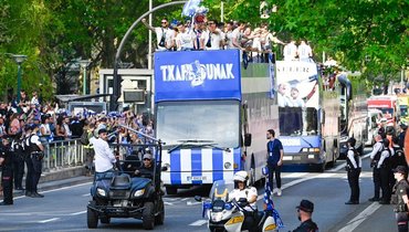 Празднование победы «Реал Сосьедад» в Кубке Испании собрало 100 тысяч человек