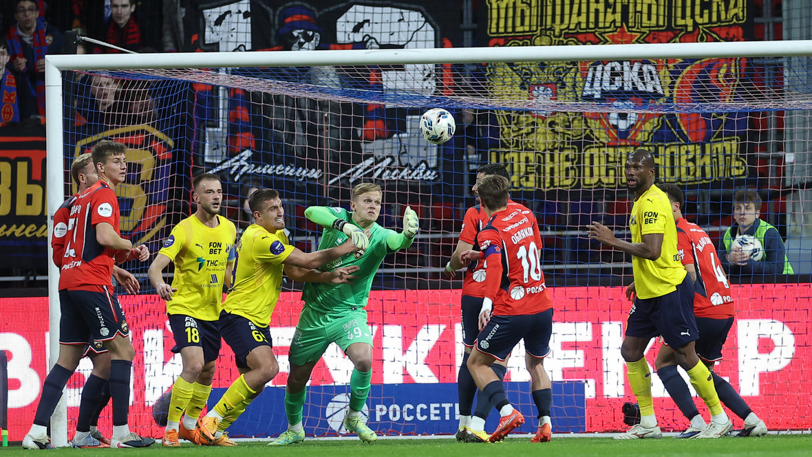ЦСКА — Ростов: обзор и видео голов 26 тура РПЛ 21 апреля 2026 года