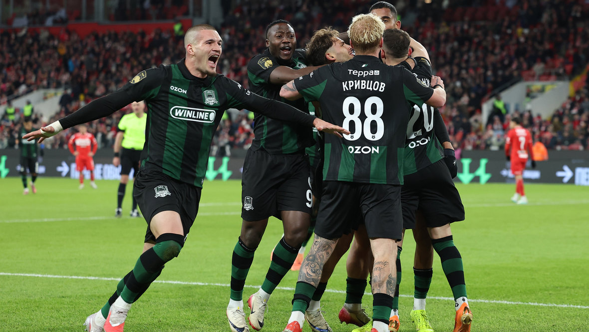 Спартак — Краснодар: обзор и результат матча 26-го тура РПЛ 23 апреля 2026 — видео голов