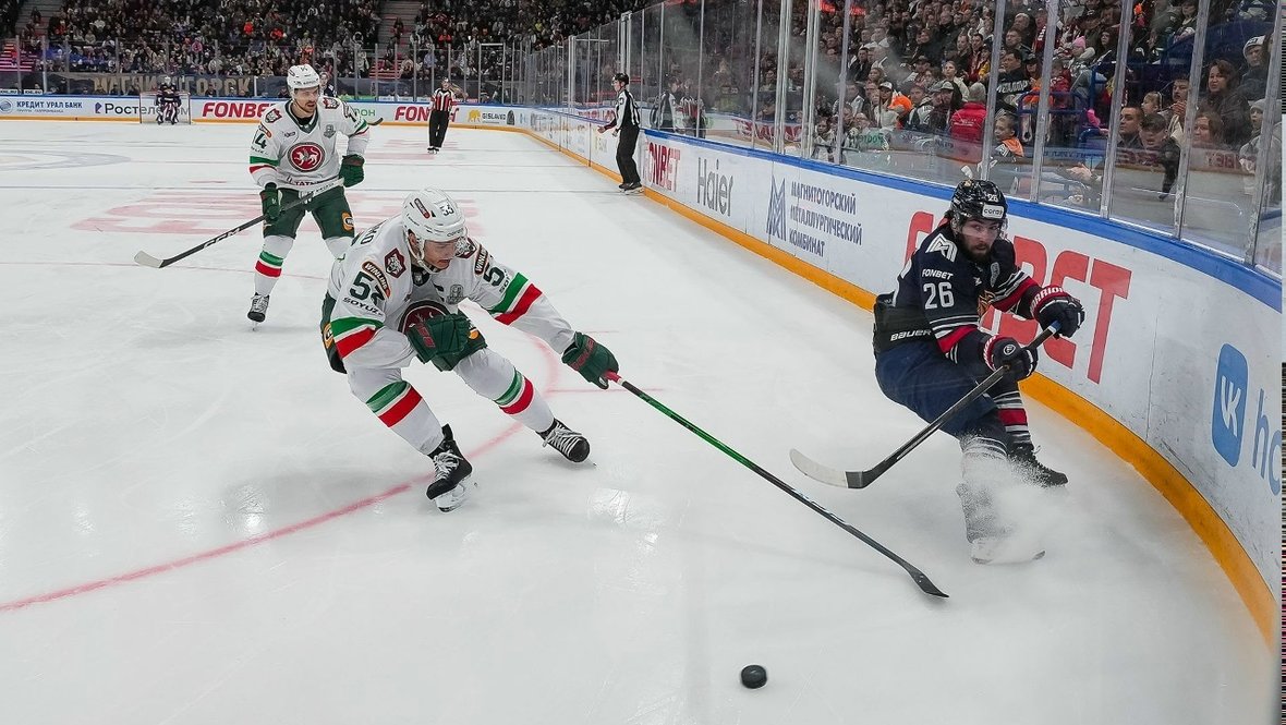 Металлург — Ак Барс: обзор второго матча серии 1/2 Кубка Гагарина 27 апреля 2026 года — видео голов