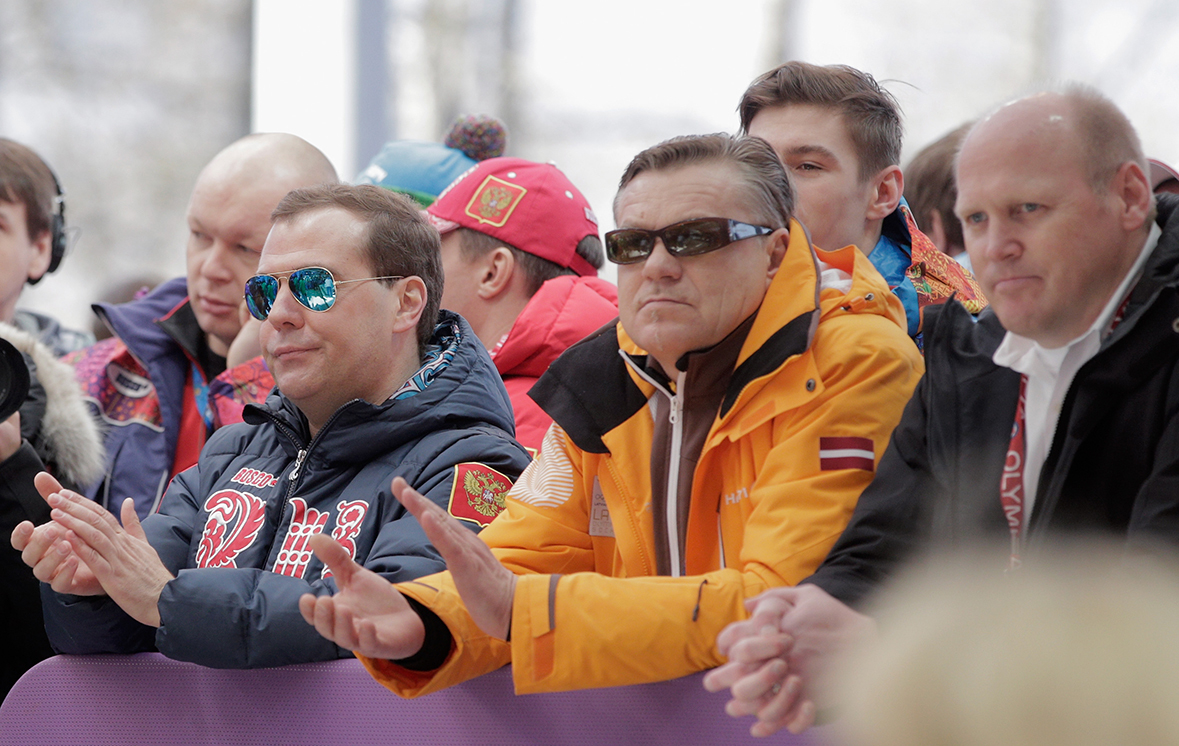 Дмитрий Медведев и Зинтис Экманис.