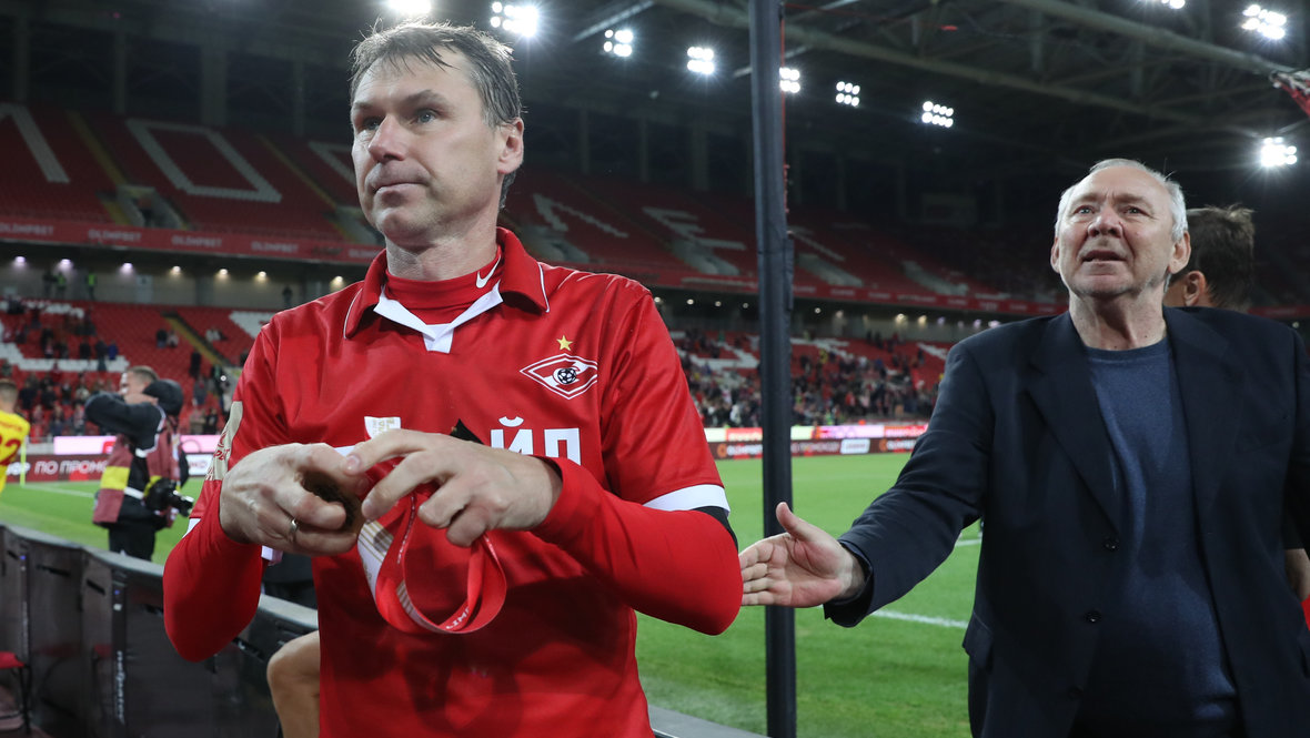 Егор Титов и Олег Романцев.