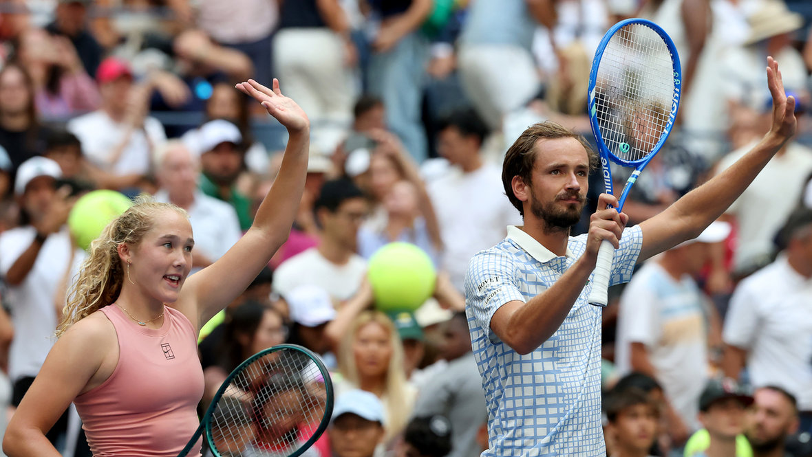 Микст US Open 2026: пары Андреевой, Медведева, Шнайдер, Рублева и Джоковича — расписание, заявленные пары и расписание