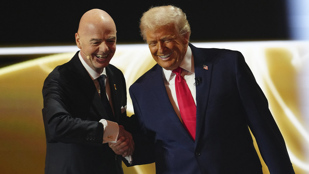 Джанни Инфантино и Дональд Трамп.