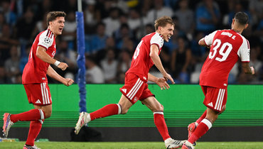 «Наполи» — «Арсенал»: Лига чемпионов, 1-й тур, видеообзор матча