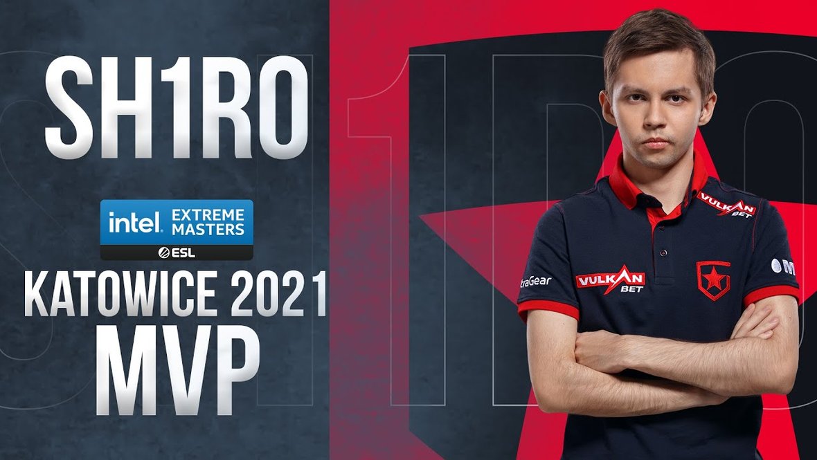 Постер с MVP sh1ro на IEM Katowice 2021.