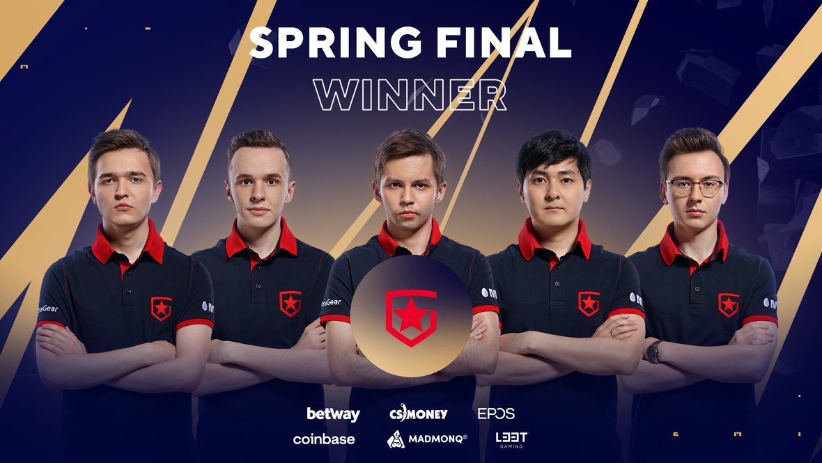 Промо победы Gambit на турнире BLAST Premier Spring Final.