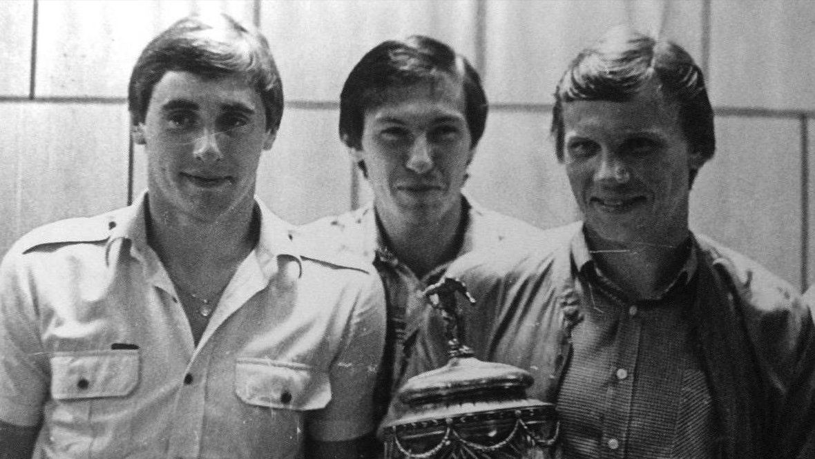 Александр Уваров, Владимир Капустин и Александр Прудников. 1984 год.