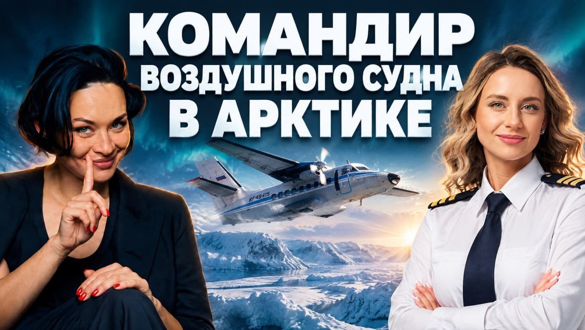 Как совмещать рейсы, тренировки и восстановление: женщина-командир воздушного судна в Арктике в подкасте «Гибкий ЗОЖ»