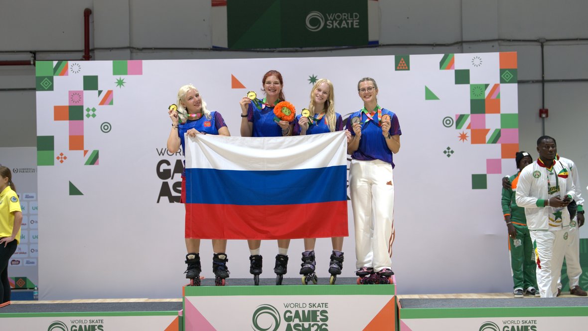 Российские роллеры завоевали 17 медалей на первой неделе World Skate Games в Асунсьоне