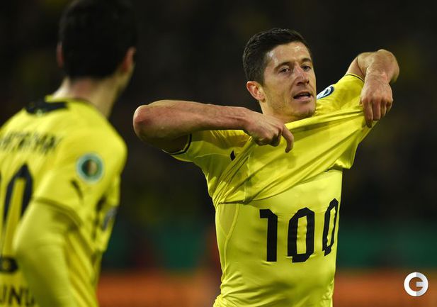 Левандовски забил сотый гол за "Боруссию"