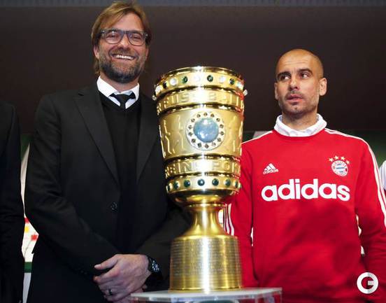 Гвардьола и Клопп за день до финала Кубка Германии