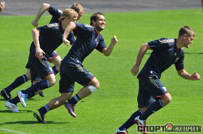 ТРЕНИРОВКА СБОРНОЙ РОССИИ