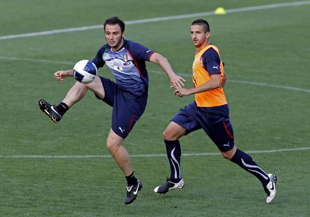 НА ОТКРЫТОЙ ТРЕНИРОВКЕ ИТАЛЬЯНЦЕВ