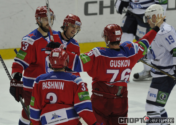 ГУСЬКОВ ПОСЛЕ 35-ЛЕТИЯ ОТЛИЧИЛСЯ В ИГРЕ С "ДИНАМО"