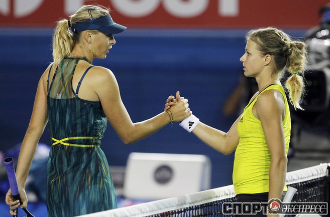 ШАРАПОВА ПОКИДАЕТ AUSTRALIAN OPEN