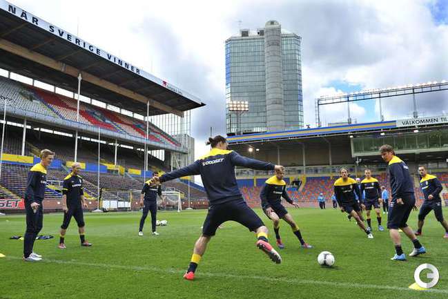 ТРЕНИРОВКА СБОРНОЙ ШВЕЦИИ, ПОРТУГАЛИИ, ПОЛЬШИ И ЧЕХИИ