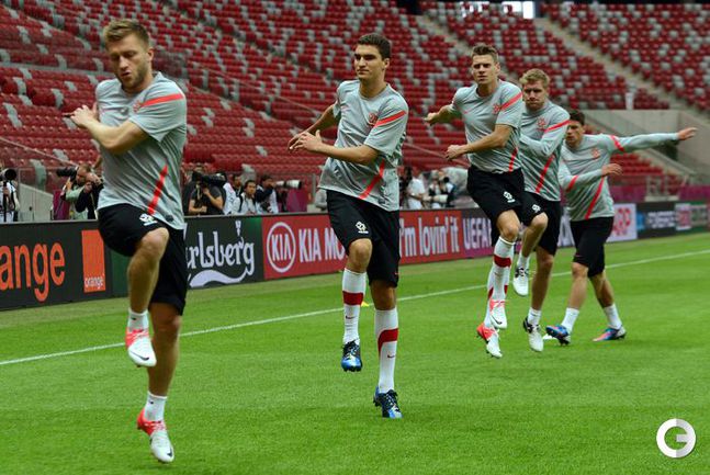 СБОРНАЯ ПОЛЬШИ НАКАНУНЕ СТАРТА EURO-2012