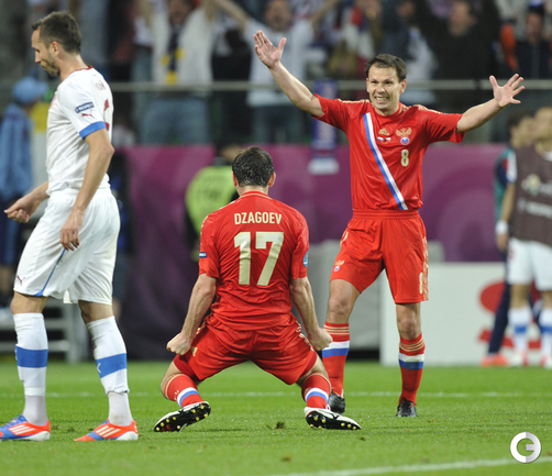РОССИЯ ГРОМИТ ЧЕХОВ НА EURO-2012