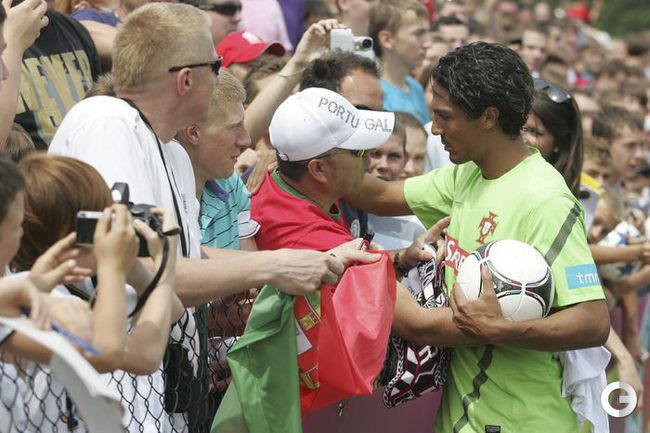 ТРЕНИРОВКА СБОРНОЙ ПОРТУГАЛИИ