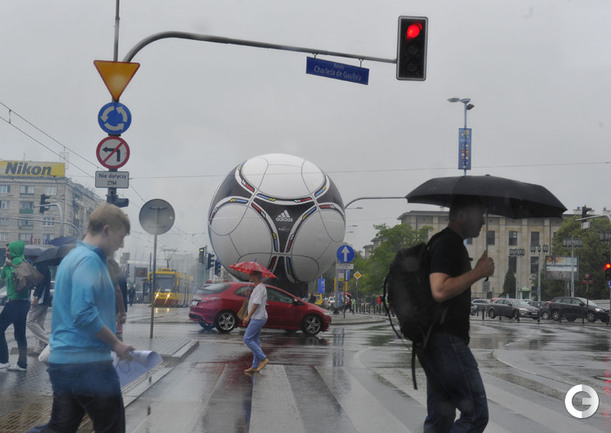 ВАРШАВА ПЕРЕД НАЧАЛОМ МАТЧА ЧЕХИЯ - ПОРТУГАЛИЯ