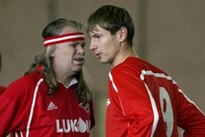 Владимир Пресняков: на лавочке с Кройфом