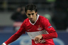 Защитник "Спартака" Николас ПАРЕХА. Фото Татьяны ДОРОГУТИНОЙ, "СЭ"