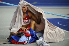 Понедельник. Берлин. Елена ИСИНБАЕВА: "Проигрывать временами тоже полезно". Фото AFP