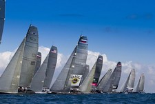 У "Синергии" третье место в гонке флота на регате RC44 в Майами